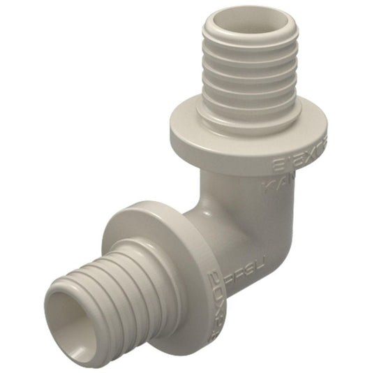 KAN-Therm 14 mm klemkobling 90 grader i PPSU, 1 stk.