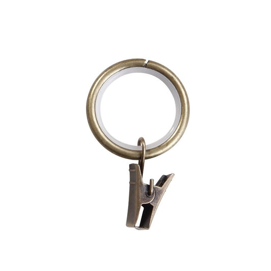 Ring med klemme Colours antik messing 16/19 mm