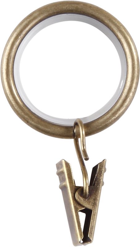 Ring med klemme Colours antik messing 16/19 mm