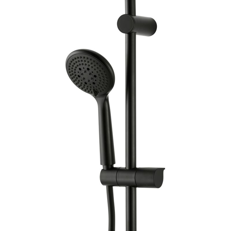 GoodHome Cavally brusekolonne med 3-funktions håndbruser i mat-sort