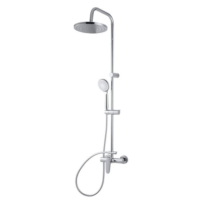 Brusesøjle Cavally 3-Funktions Brusehoved med Armatur Sølv 129,9 cm