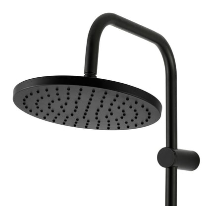 GoodHome Cavally brusekolonne med termostatbatteri i mat‑sort
