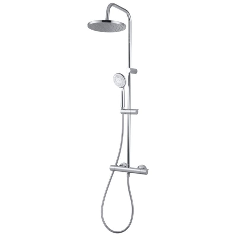 Termostatisk Brusesøjle Cavally 115,7 cm Sølv 3 Funktioner