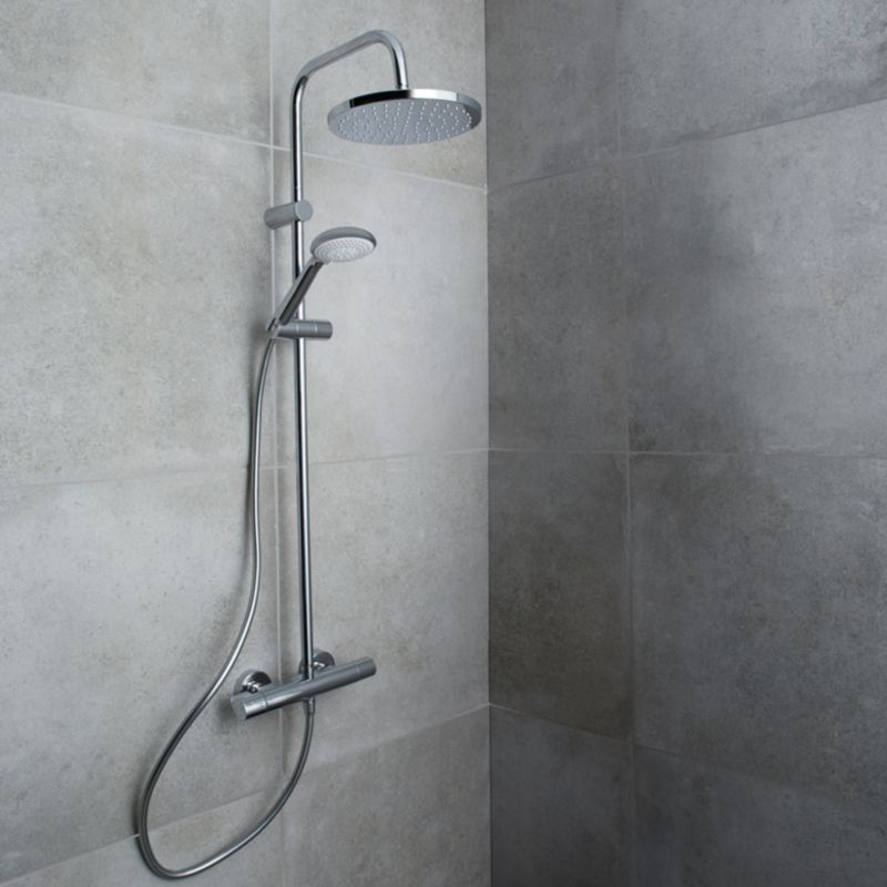 GoodHome Cavally termostatisk brusekolonne