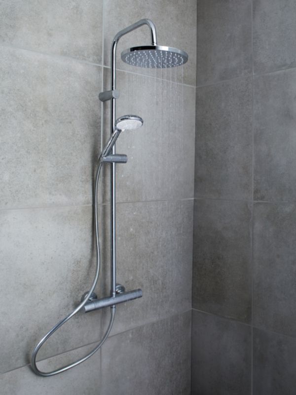 GoodHome Cavally termostatisk brusekolonne