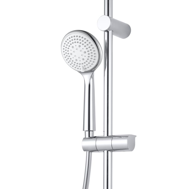 Termostatisk Brusesøjle Cavally 115,7 cm Sølv 3 Funktioner