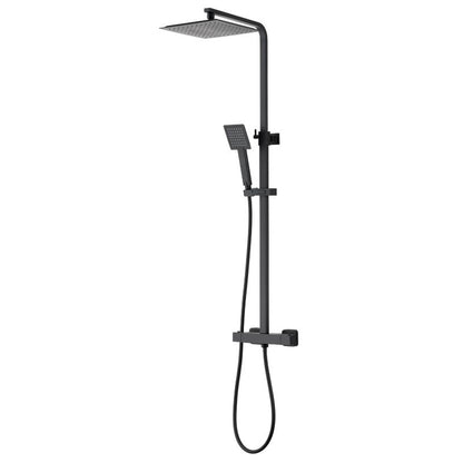 Termostatisk Brusesøjle Kozo Sort 25 cm 12 L/min