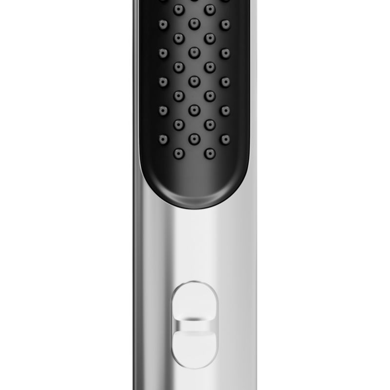 GoodHome Levanna brusekolonne med termostatbatteri i krom
