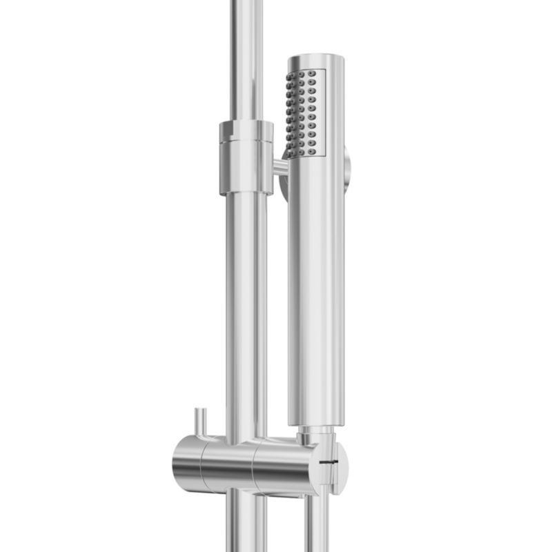 Termostatisk Brusesøjle Owens 250 mm Forkromet 132,9 cm