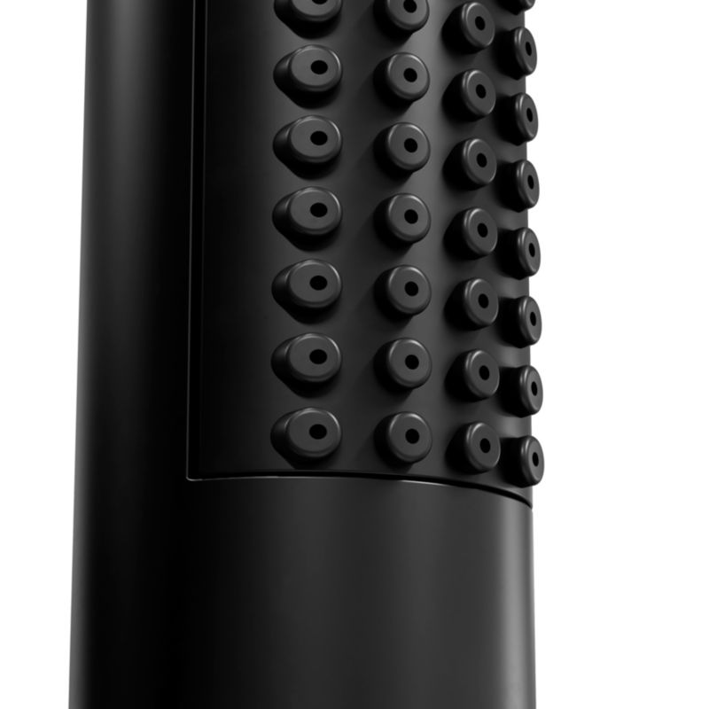 Termostatisk Brusesøjle 132,9 cm Sort Mat 25 cm Hovedbruser