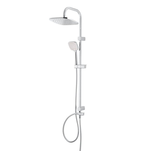 GoodHome Teesta 3‑funktioners brusekolonne i krom