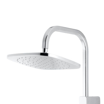 Termostatisk Brusesøjle Teesta 99x1143 mm Sølv med Regnbruser