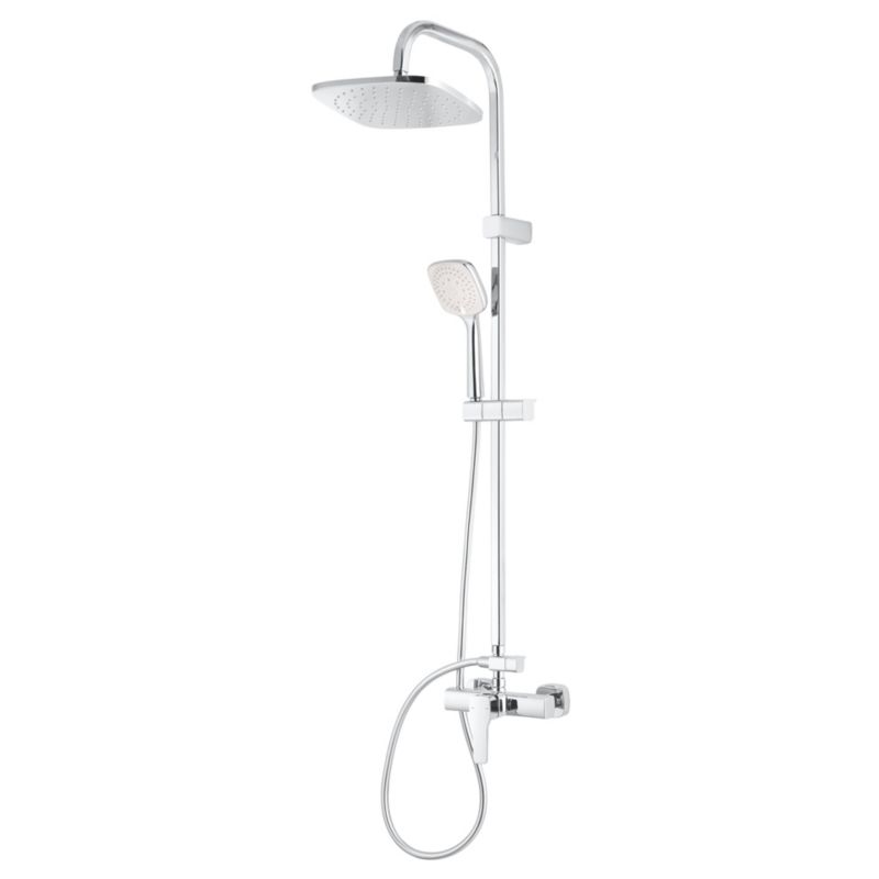 Brusesøjle Teesta med Armatur Krom 163,9 cm