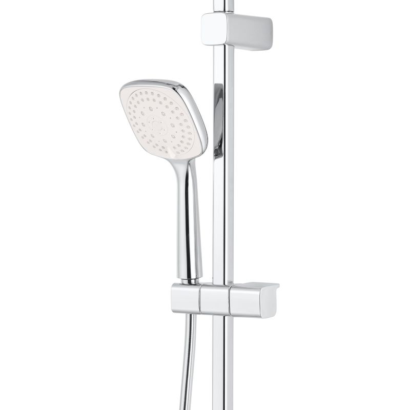 Brusesøjle Teesta med Armatur Krom 163,9 cm