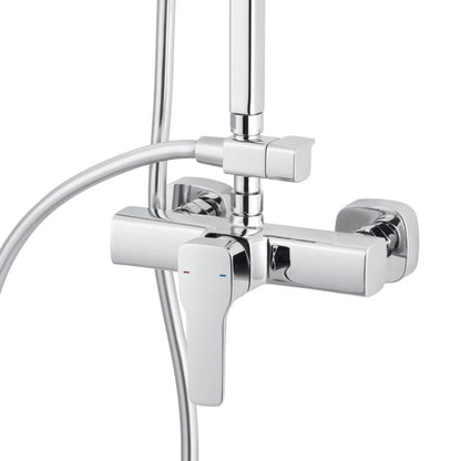Brusesøjle Teesta med Armatur Krom 163,9 cm