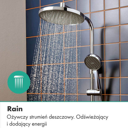 Brusesøjle Activera S240 Ecosmart 108,8 cm Krom