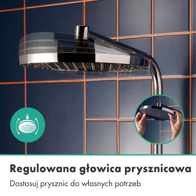 Brusesøjle Activera S240 Ecosmart 108,8 cm Krom