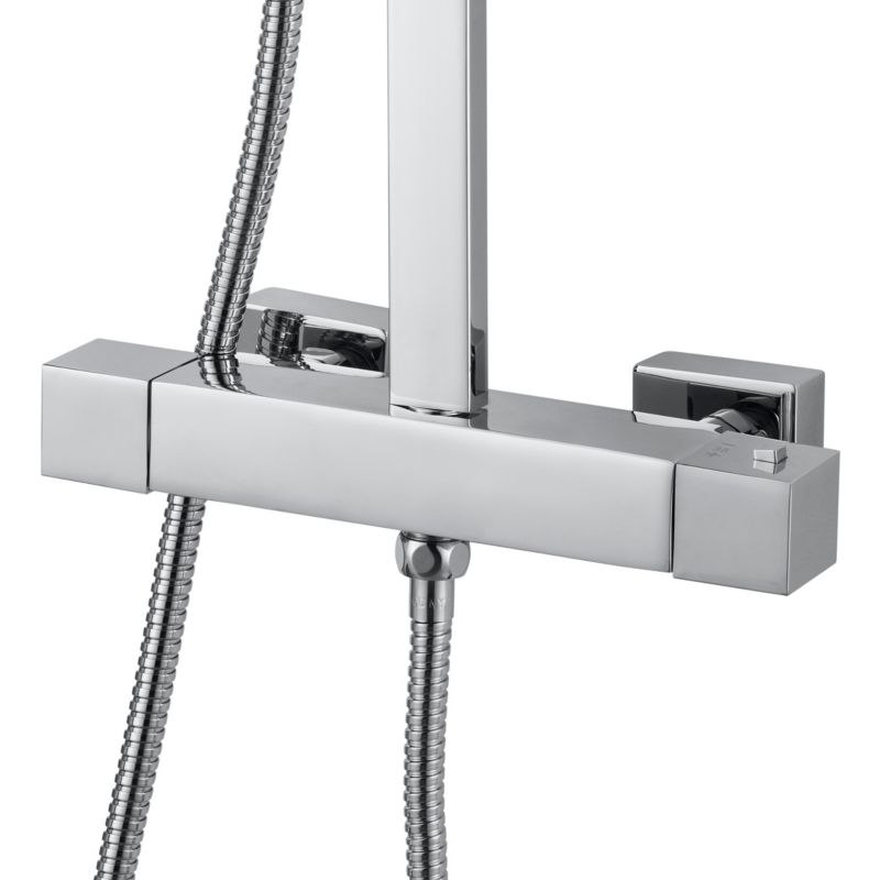 Termostatisk Brusesøjle Kever Krom 106,3 cm