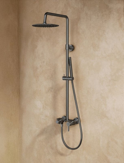 Brusesøjle Travis 3-Funktion med Batteri Gun Metal 25 cm