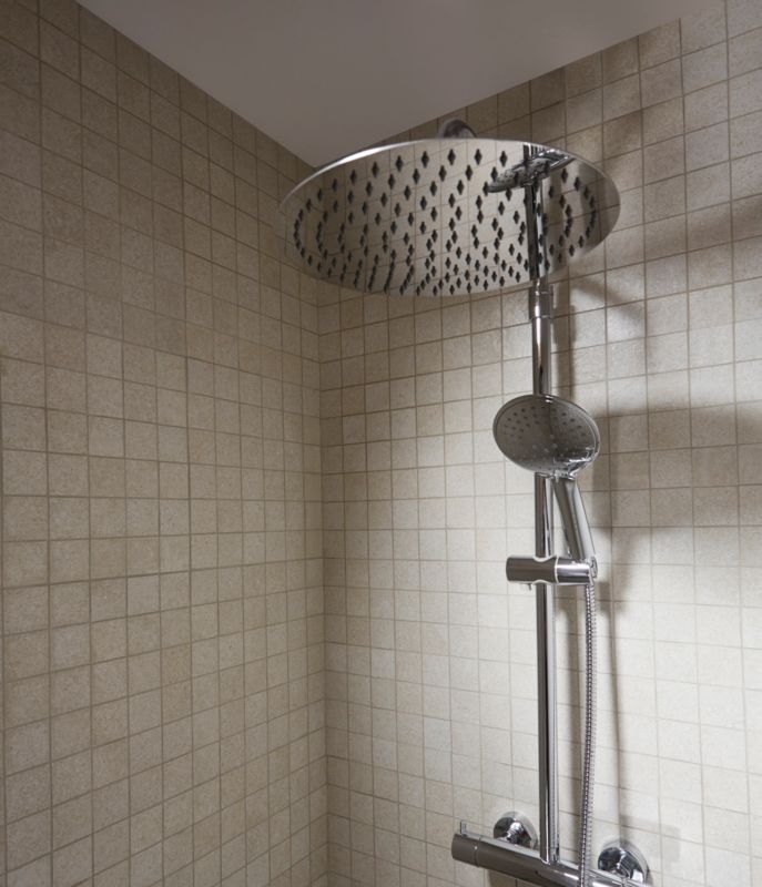Weddell brusekolonne Ø 30 cm med 3 funktioner og termostatbatteri