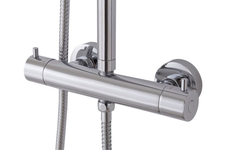 Weddell brusekolonne Ø 30 cm med 3 funktioner og termostatbatteri