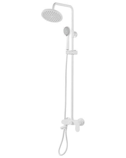 Brusesøjle med Regnbruser Hvid 83 cm Maksimalt Flow