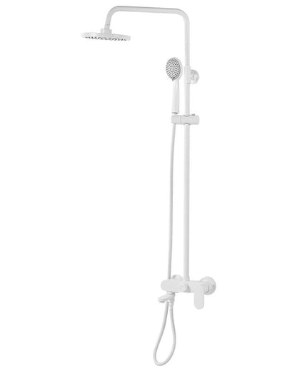 Brusesøjle med Regnbruser Hvid 83 cm Maksimalt Flow
