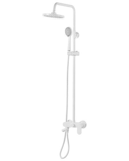 Brusesøjle med Regnbruser Hvid 83 cm Maksimalt Flow