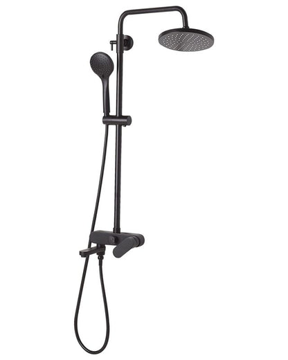 Brusesøjle med Regnbruser Sort 83 cm