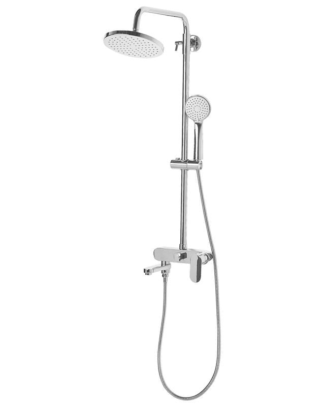 Brusesøjle med Regnbruser Sølv 83 cm 1 stk.
