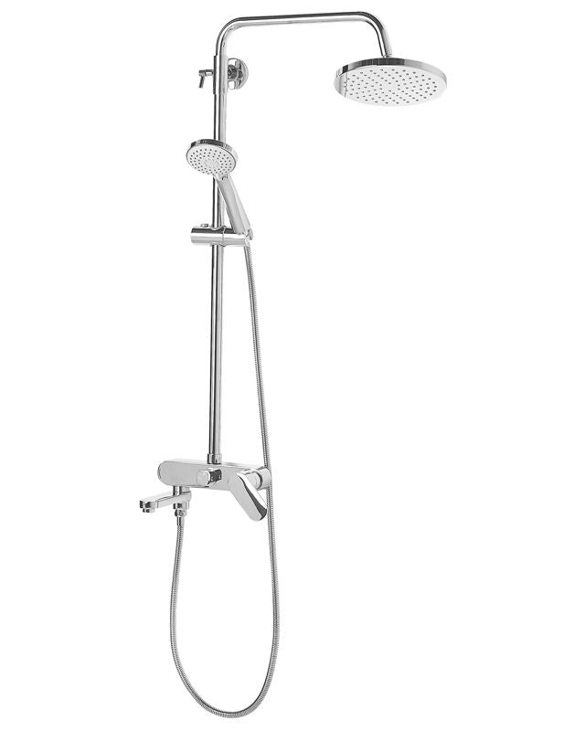 Brusesøjle med Regnbruser Sølv 83 cm 1 stk.