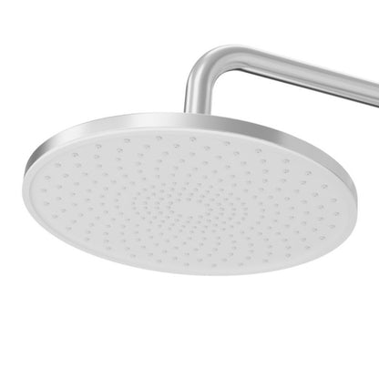 Brusekolonne med Termostatisk Batteri 254 mm Hovedbruser Krom 163 cm