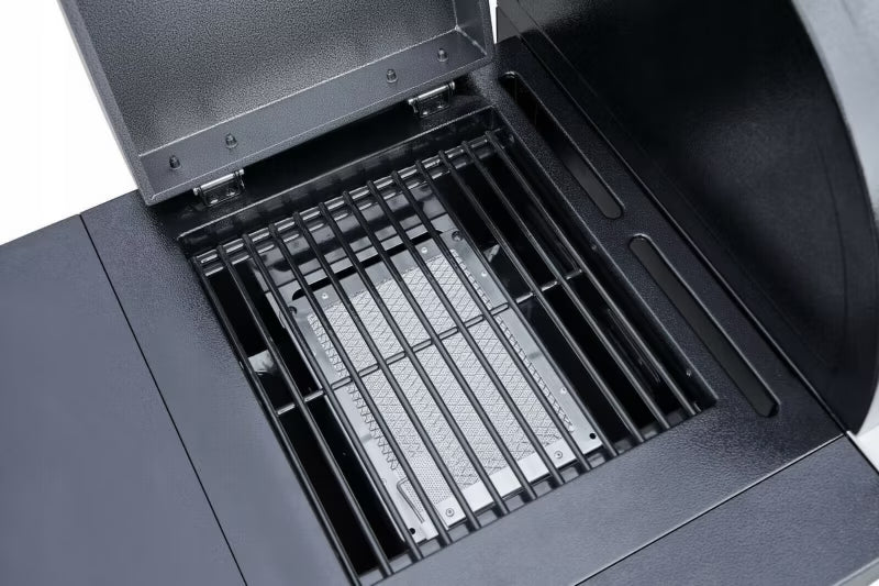 Kombigrill Gas og Kul 236x69 cm Sort