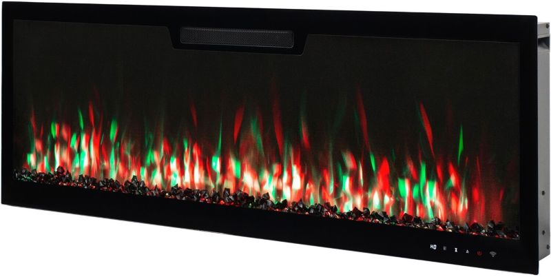 Elektrisk Pejs Elite 107 107x46 cm Sort