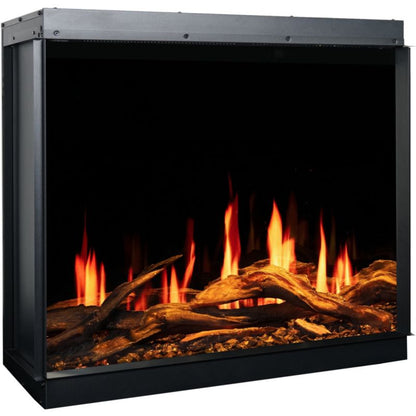Elektrisk Pejs Gold 74 74x72 cm Sort LED