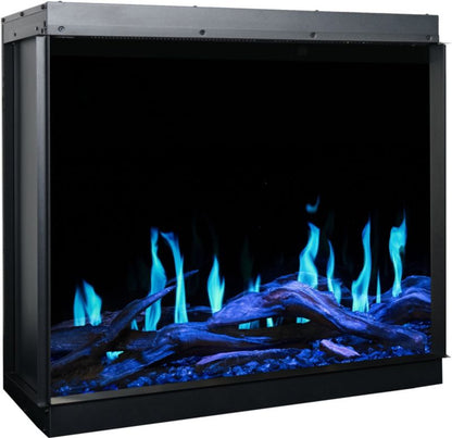 Elektrisk Pejs Gold 74 74x72 cm Sort LED