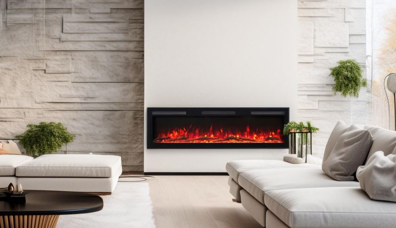 Elektrisk Pejs Majestic PRO 107 107x45 cm Sort