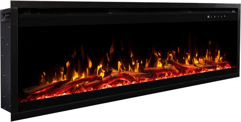 Elektrisk Pejs Royal PRO 140 140x38 cm Sort