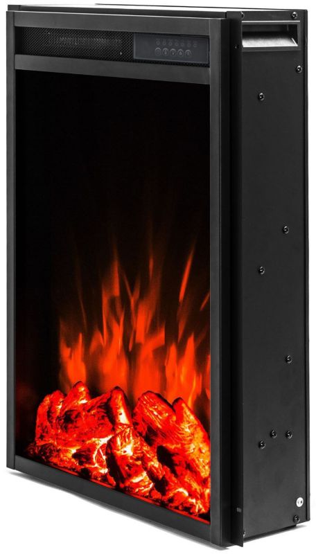 Elektrisk Pejseindsats LED 50 50x59 cm Sort