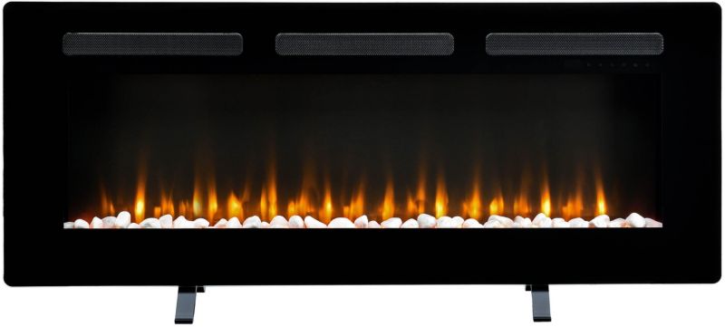 Elektrisk Pejs Sierra 122x47 cm Sort