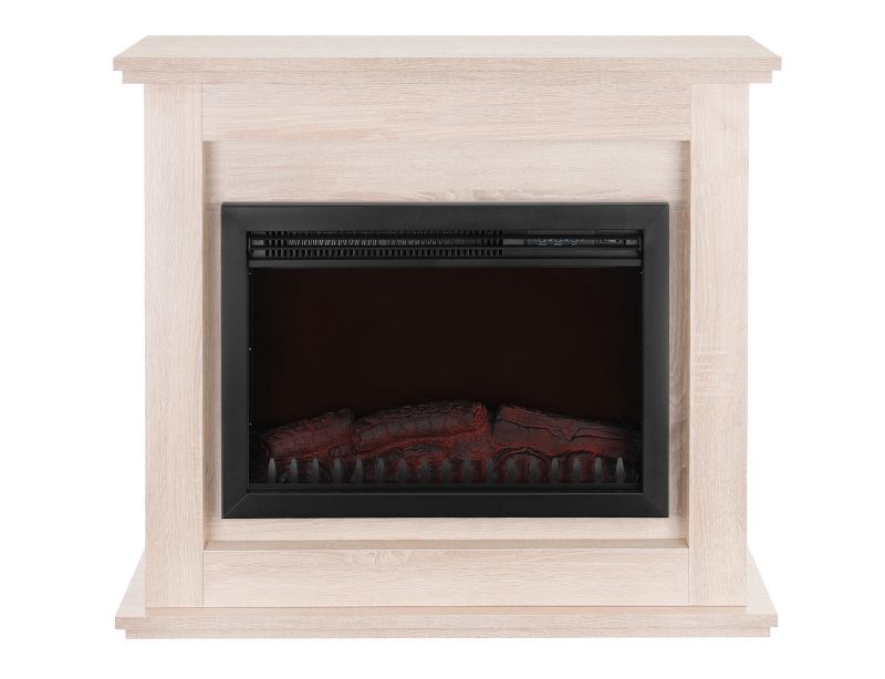 Ferretti Cloe Elektrisk Pejs med Sonoma Eg Portal – Hyggelig LED Flammeeffekt