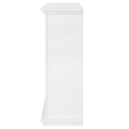 Ferretti Diana Hvid Portal Elektrisk Pejs med Realistisk LED Flammeeffekt