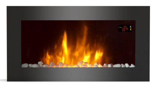 Elektrisk pejs FERRETTI Elena halvrund LED 71 cm - 1 stk