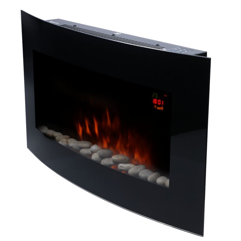 Elektrisk pejs FERRETTI Elena halvrund LED 71 cm - 1 stk