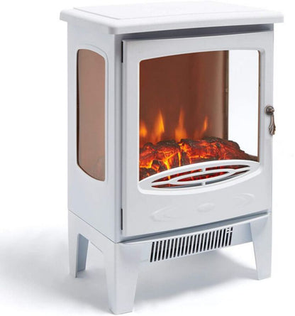 Elektrisk pejs FERRETTI Nora hvid 3D LED - 1 stk