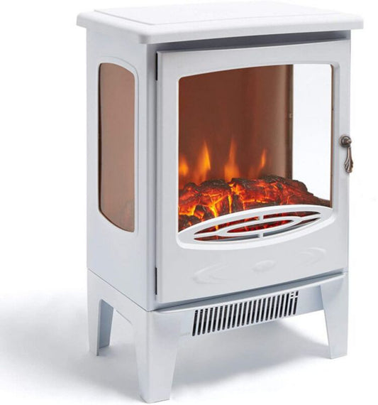 Elektrisk pejs FERRETTI Nora hvid 3D LED - 1 stk