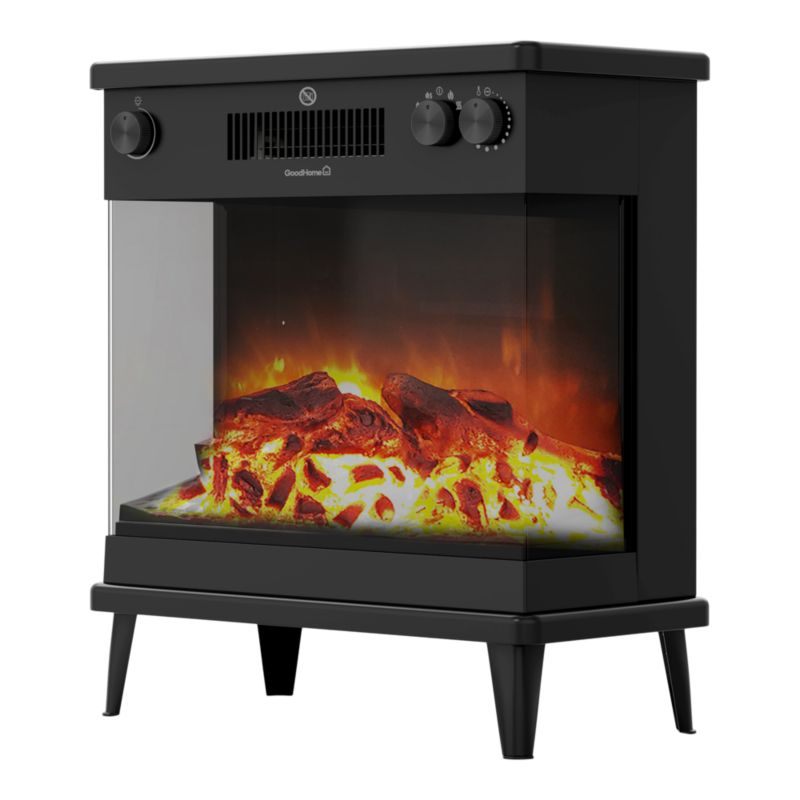 GoodHome Stove elektrisk pejs 1800 W