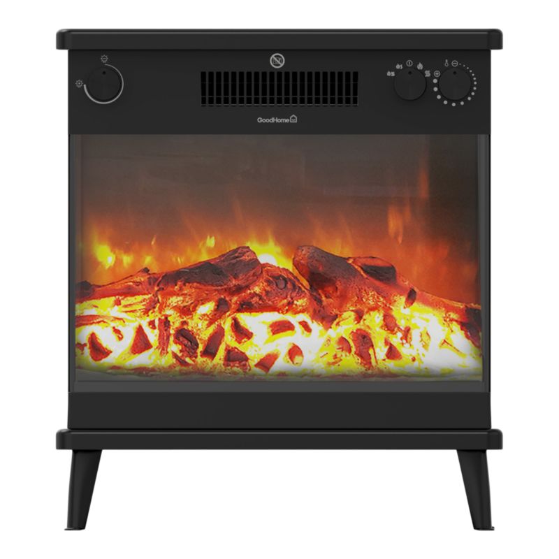 GoodHome Stove elektrisk pejs 1800 W