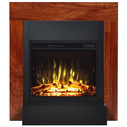 Elektrisk Kamin Simple 90x96 cm Valnød