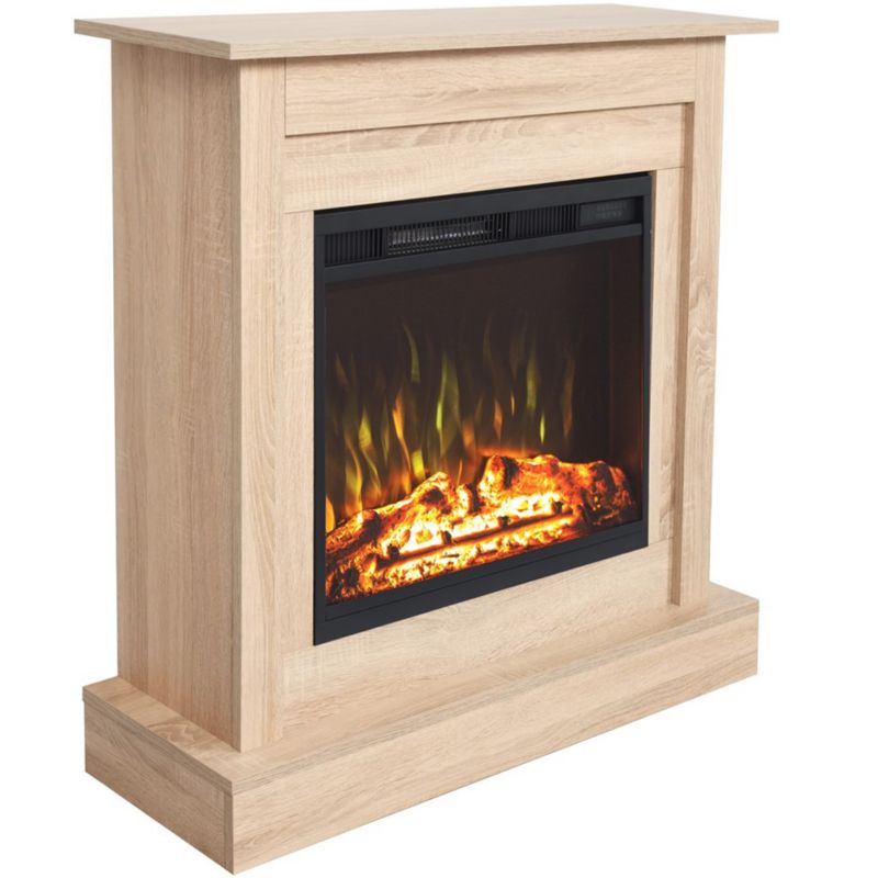 Elektrisk Kamin Vigo 90x90 cm Sonoma Eg